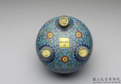 图片[2]-Copper incense burner in cloisonne enamels, Qing dynasty, Qianlong reign (1736-1795)-China Archive